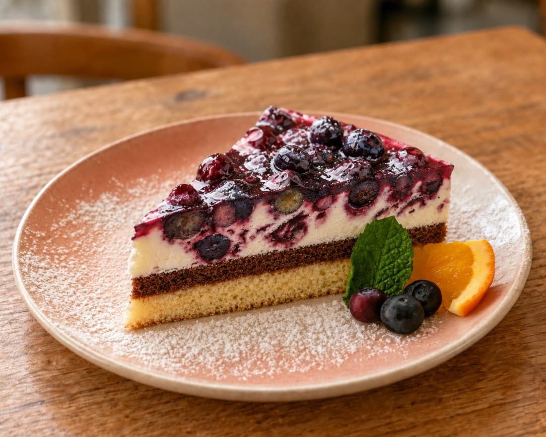 Heidelbeer Mascarpone Crispy